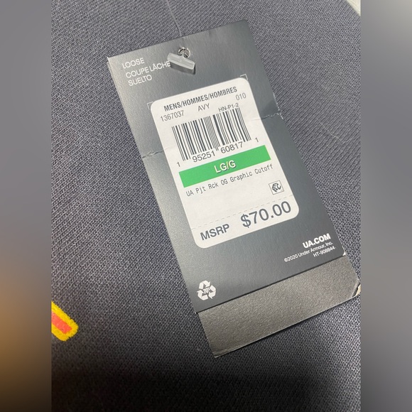 Under Armour “Iron Paradise” Graphic Short Sleeve Sweatshirt - Picture 3 of 8